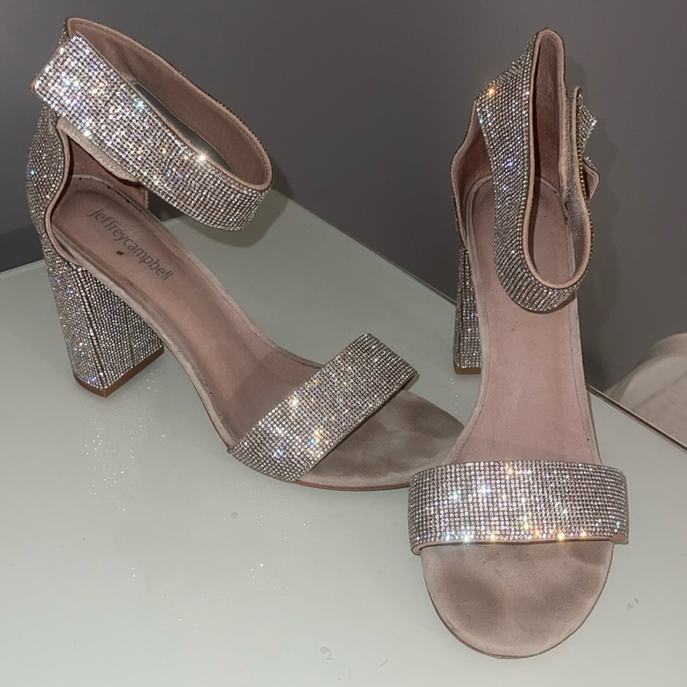 Sparkly Jeffery Campbell Heels size 9